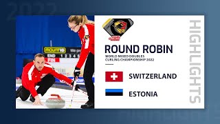 Switzerland v Estonia - Highlights - World Mixed Doubles Curling Championship 2022 image
