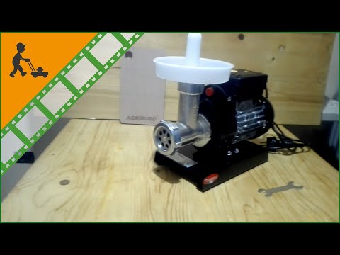 Funktionsvideo - Fleischwolf Reber 9502N - N.5 - 450W Induktionsmotor