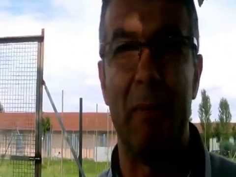 Massimo Barbujani in visita al canile di Fenil del Turco