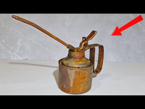  Rusty Oil Can Restoration 🔧
