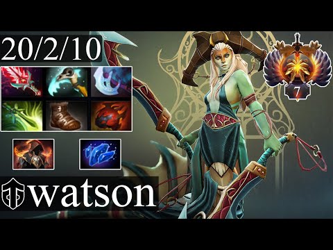 Entity.医者watson` (Smurf) - Naga Siren | Carry Gameplay Dota 2 Patch 7.34c