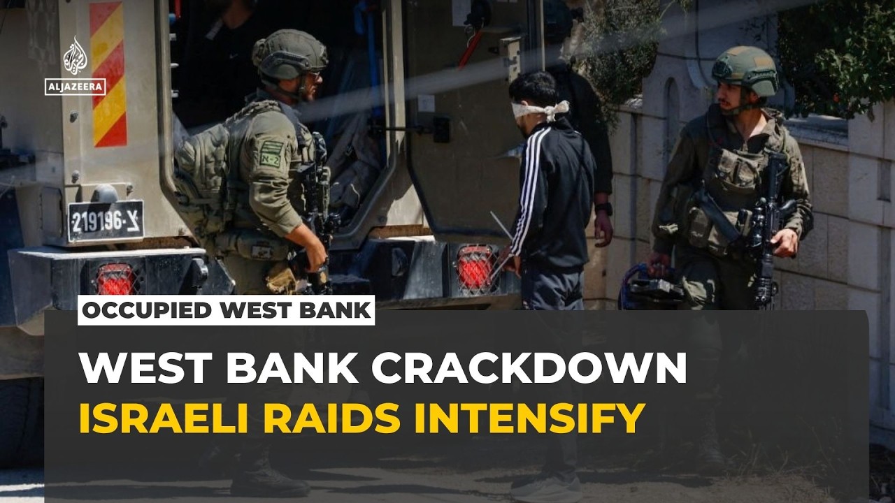 Israeli forces lay siege to West Bank town, detain at least 53 Palestinians