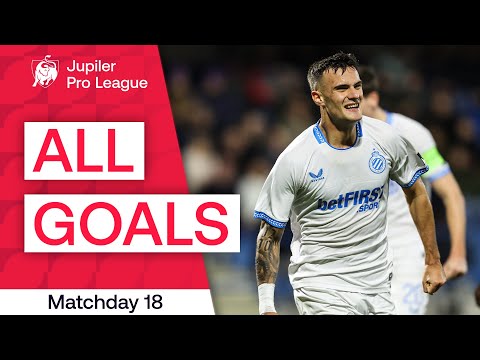 ALLE DOELPUNTEN | Speeldag 18 - Jupiler Pro League
