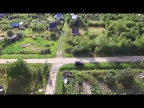 Короткий полёт на даче. DJI Phantom 3 standart.(усилитель ITELITE ITE-DBS01.4)