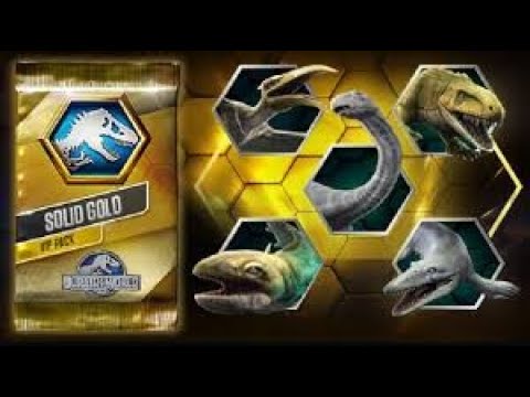 Buying the SOLID GOLD PACK  (Jurassic world the game #5)