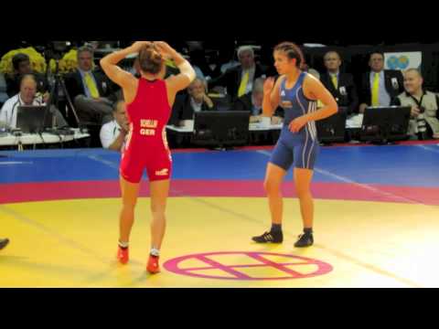 2012 Women's World Championships: 48 kg Bronze Jaqueline Schellin (GER) vs. Patimat Bagomedova (AZE)