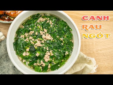 Canh rau ngót