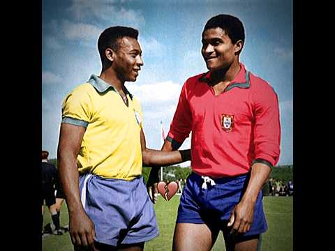 Pele X Eusébio 🇧🇷🇵🇹 #edit #football #viral #trending #shorts #pele #eusébio #brazil #portugal