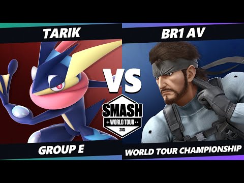 SWT Championship Group E - Tarik (Greninja) Vs. BR1 AV (Snake) SSBU Ultimate Tournament