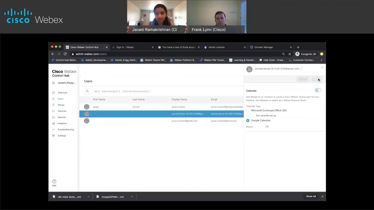 Getting started with Webex admin in the Webex Control Hub