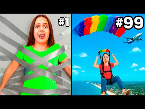 100 CHALLENGES IN 24 HOURS!