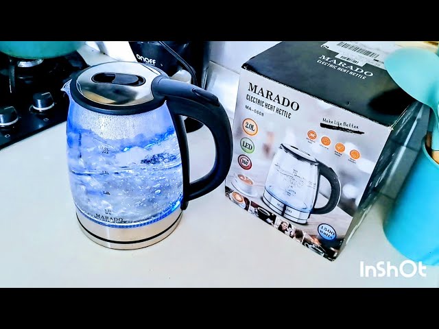 Vídeo relacionado con H.Koenig Hervidor de agua eléctrico BO12 1,2L Acero inoxidable práctico compacto 1630 W, vaso graduado con nivel de agua visible, ebullición calentamiento rápido, lavable, indicador luminoso, base 360