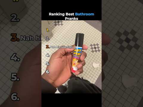 Ranking Best Bathroom Pranks