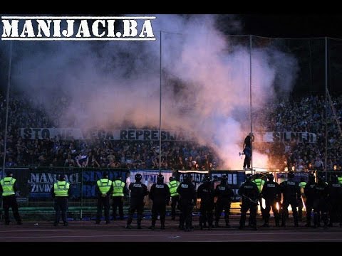 FK Sarajevo - FK Željezničar 0:0 THE MANIACS 1987