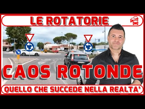 CAOS ROTONDE: QUELLO CHE SUCCEDE NELLA REALTA' ... E QUELLO CHE DOVREBBE IPOTETICAMENTE SUCCEDERE