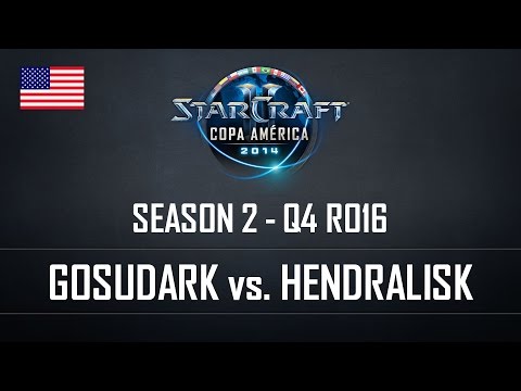 StarCraft2 Copa América 2014 Gosudark vs Hendralisk S2 Q4 RO16 EN