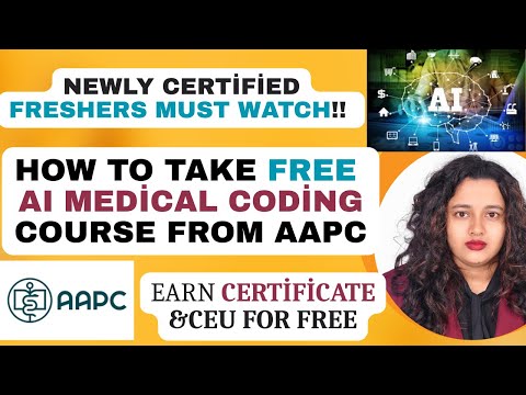 FREE AAPC AI Medical Coding Course | Step-by-Step Demo | course Completion Certificate Included .
