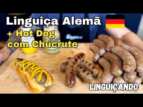 A verdadeira Bratwurst Alemã na Cerveja! Sabor de Outro Mundo 🍺🌭