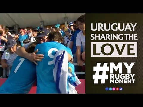 Uruguay get emotional after Rugby World Cup win | #MyRugbyMoment