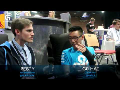 IEM Katowice - Interview with C9 Hai; Cloud 9 mid laner (cz sub)