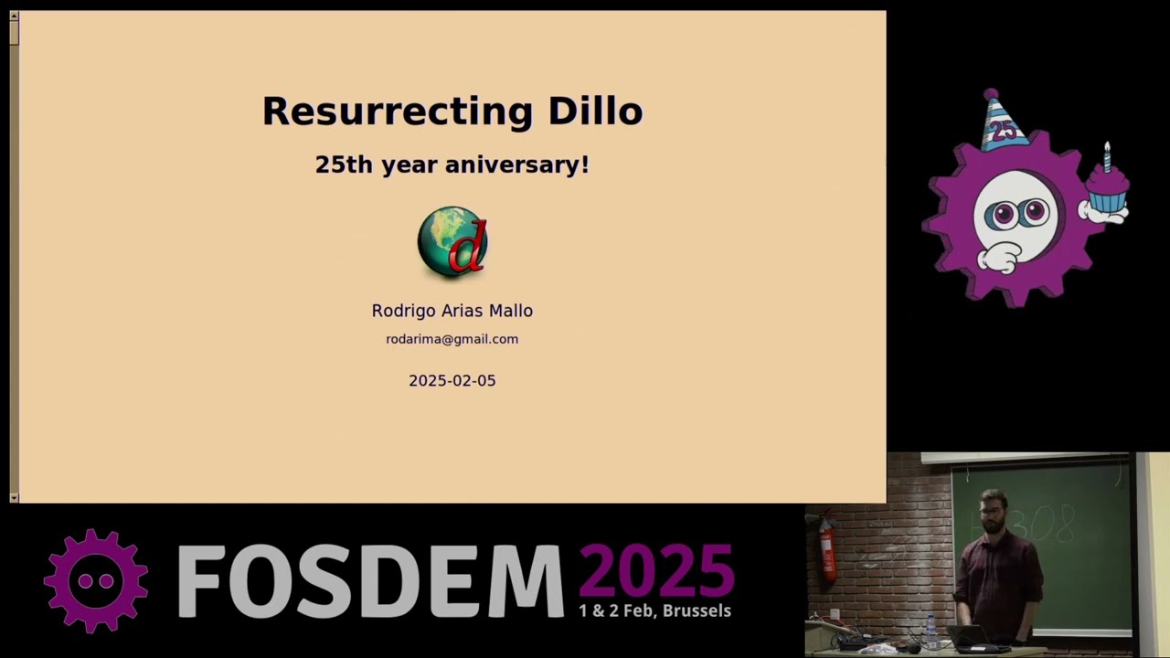 Resurrecting the minimalistic Dillo web browser - Fosdem 2025