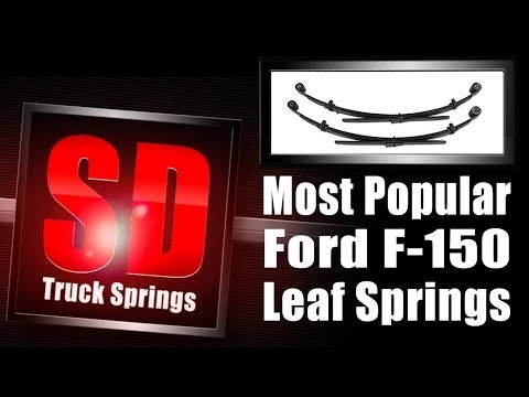 Popular Leaf Springs for the Ford F-150 including Spring Codes / SD Popular Products