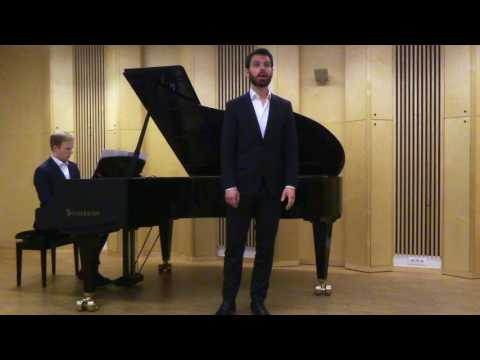Halvor F. Melien – Baritone, Thormod Rønning Kvam – Piano. Anton Webern: Heimgang in der Frühe