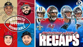 🚨NFC South Roundtable | Falcons STAR QB in the Making + Preseason Week 2 Takeaways!