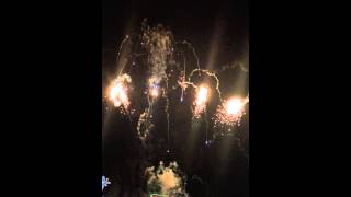 preview picture of video 'Natchitoches Christmas Festival Fireworks on 11-29-14'