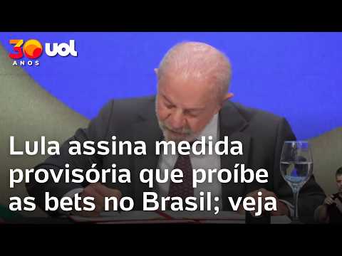 Lula signs executive order banning betting sites in Brazil; watch