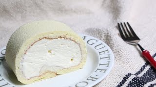 도지마롤 만들기 (Dojima Roll Cake) 생크림 케이크, 롤케이크 만들기(fresh cream roll cake)生クリーム ロールケーキ Swiss roll