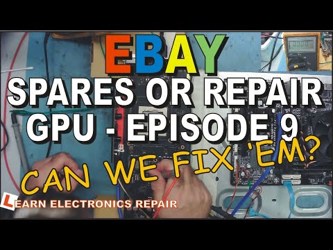Learn Eelectronics Repair 2 Geforce GTX 280 GPU Graphics Card Repair Part 1
