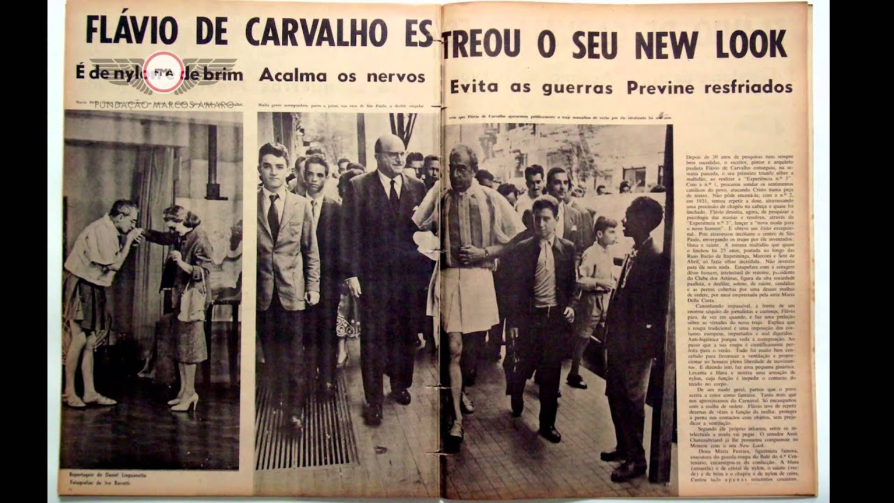 Exposições - Flavio de Carvalho - a experiência como obra - Oca, Parque do Ibirapuera
