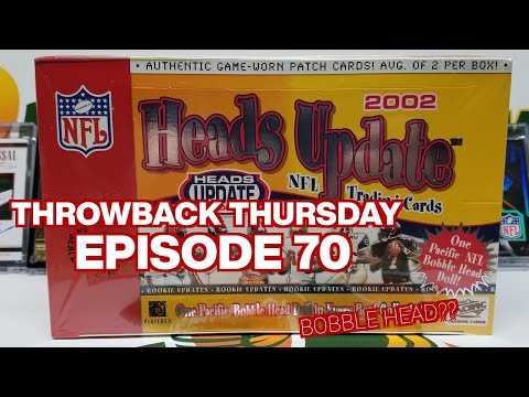 2002 Pacific Heads Update Football Box Opening. TBT Episode 70