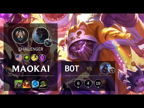 Maokai Bot vs Aphelios - NA Challenger Patch 10.14