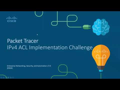 ENSA v7 5.5.1 Packet Tracer - IPv4 ACL Implementation Challenge