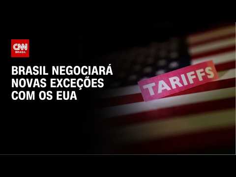 Tarifaço: Brasil trabalha para aumentar lista de exceções, diz ministro | CNN NOVO DIA