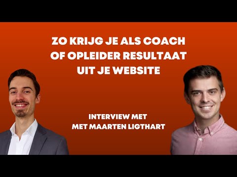 , title : 'Zo krijg je als coach / opleider resultaat uit je website - Met Maarten Ligthart'