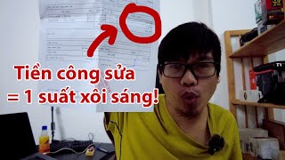 Sửa xe tại Yamaha Town Nguyễn Chí Thanh - Cái phiếu thanh toán gây bất ngờ!