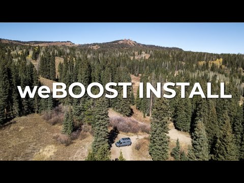 WEBOOST SIGNAL BOOSTER INSTALL (start-to-finish)