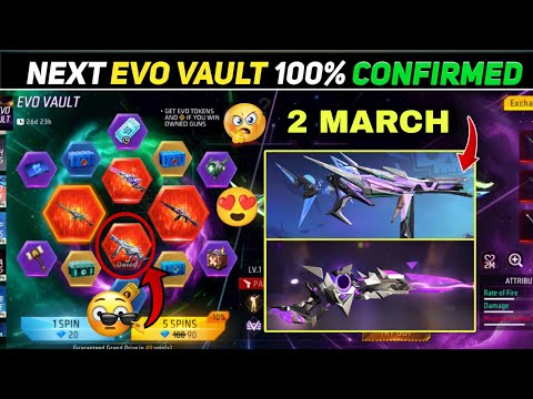March Month Evo Vault Event 🥰| Evo m1887 & Mp40 2.0 Gun Skin Return 🤔| Next Evo Gun Free Fire 🔥