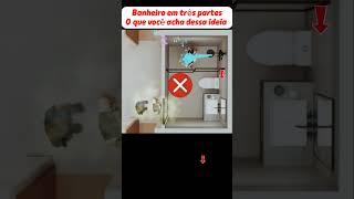 Banheiro 3 em 1#arquitetura