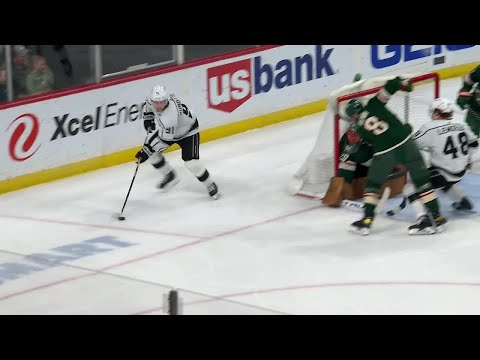 Carl Grundstrom with a Goal vs. Minnesota Wild