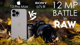 [討論] iPhone13pm 與sony a7s III RAW比較