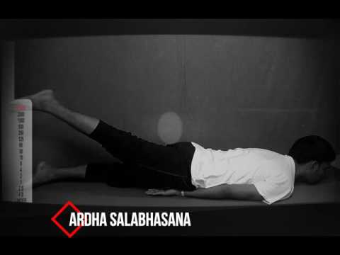 ARDHA SALABHASANA