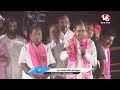 KCR Live : BRS Road Show At Ramagundam | KCR Bus Yatra | V6 News - Video