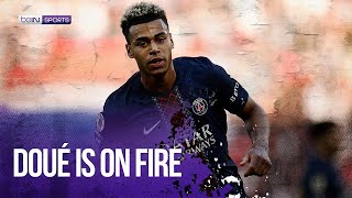 Doué is on fire | A stunning goal with a spectacular strike | PSG vs Nantes