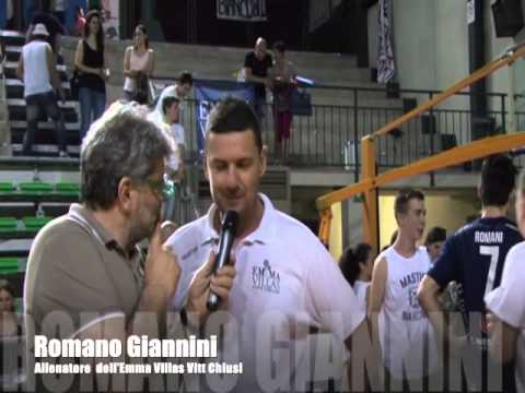 Intervista a Romano Giannini (post Gara Due Play Off)
