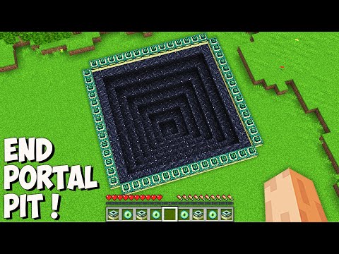 Unveiling the Deepest End Portal Pit in Apple Craft Minecraft! Get ready for the BIGGEST secret portal!