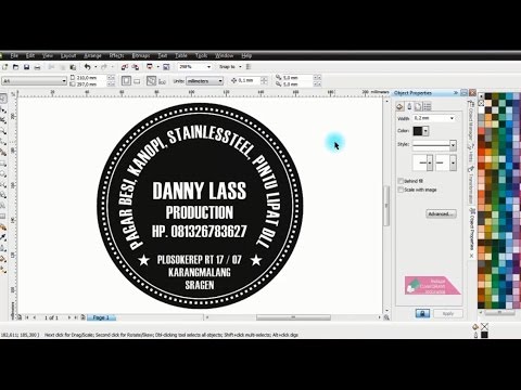 Belajar Coreldraw Itu Mudah Membuat Label Usaha Dengan Coreldraw X Belajar Coreldraw Itu Mudah Membuat Label Usaha Dengan Coreldraw X
